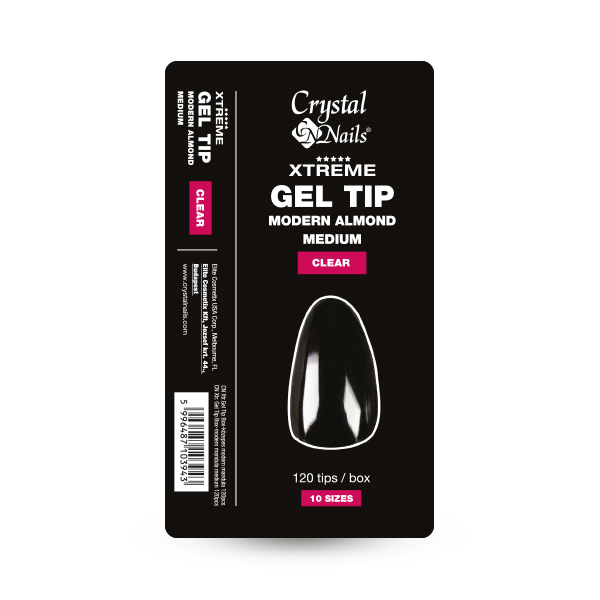 16736_xtreme_gel_tip_medium_almond Gel Tip Box - modern almond medium 120pcs - Image 1