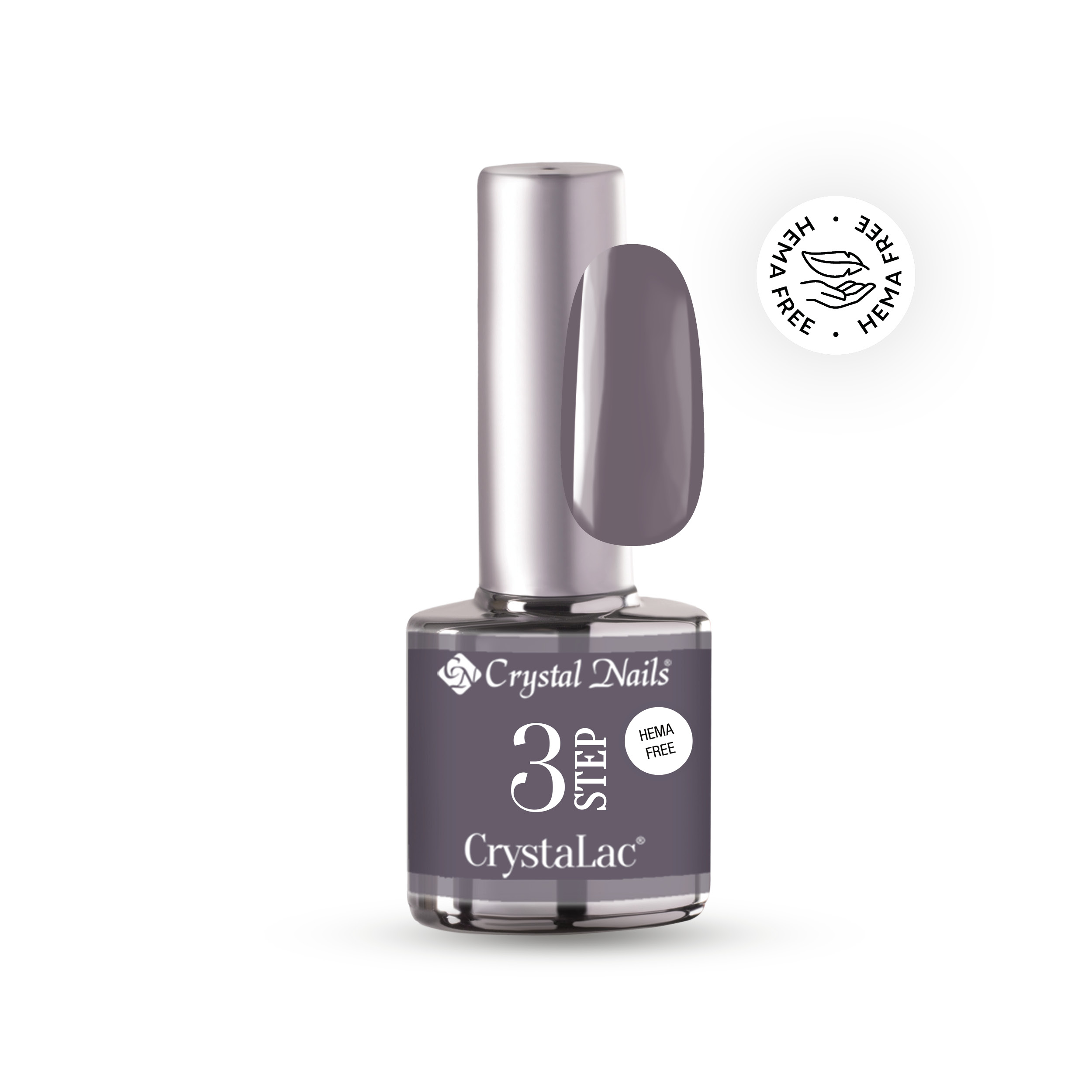 17291_3s_hf3s20_8ml_600x600_tel 3S HEMA FREE CrystaLac 8ml #HF20 - Dark Shadows - Image 1